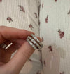 Silver Double Nail Rings