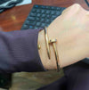 Gold Nail Bracelet