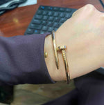 Gold Nail Bracelet