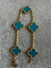 Blue Clover Bracelet