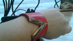 V Leather Bracelets
