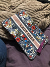 Clutch Personalized Custom Print Name Letter Beach Bag Travel Cosmetic Bag