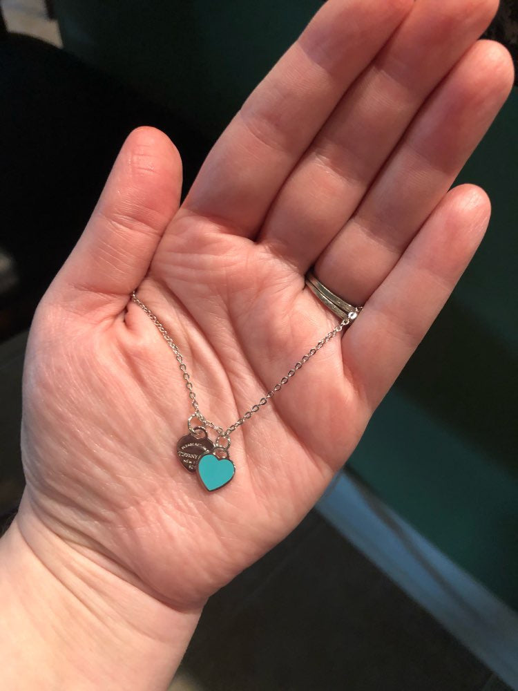 Turquoise heart 2025 necklace tiffany