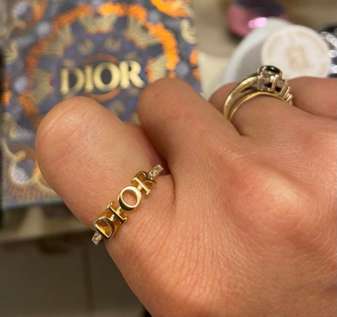 Dior revolution ring silver Clearance
