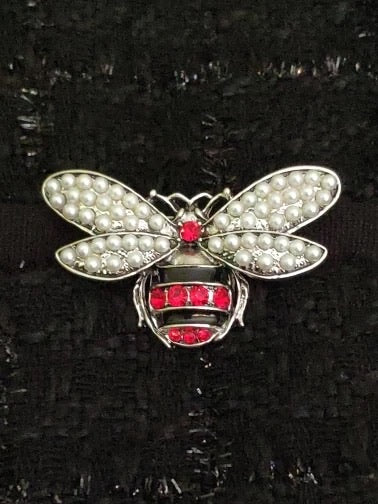 Pearl Bee Brooches